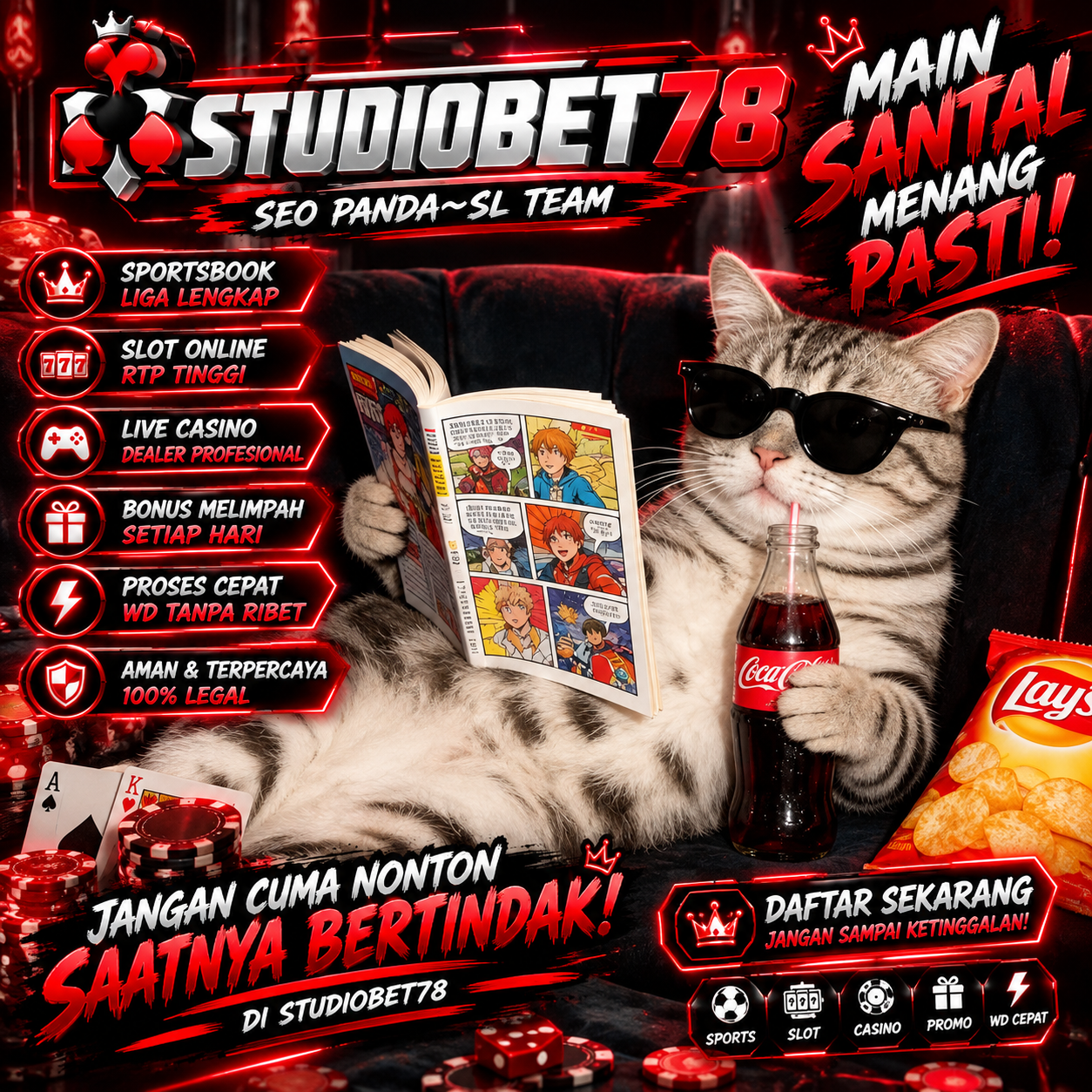 STUDIOBET78 JSDESIGNGROUPINC # STUDIO GAME ONLINE TERBAIK NO 1 DI ASIA!